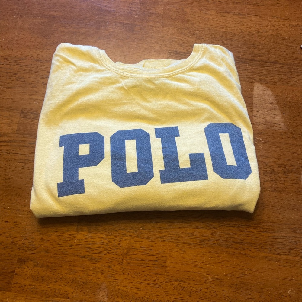 VTG Polo Sport Yellow Tee